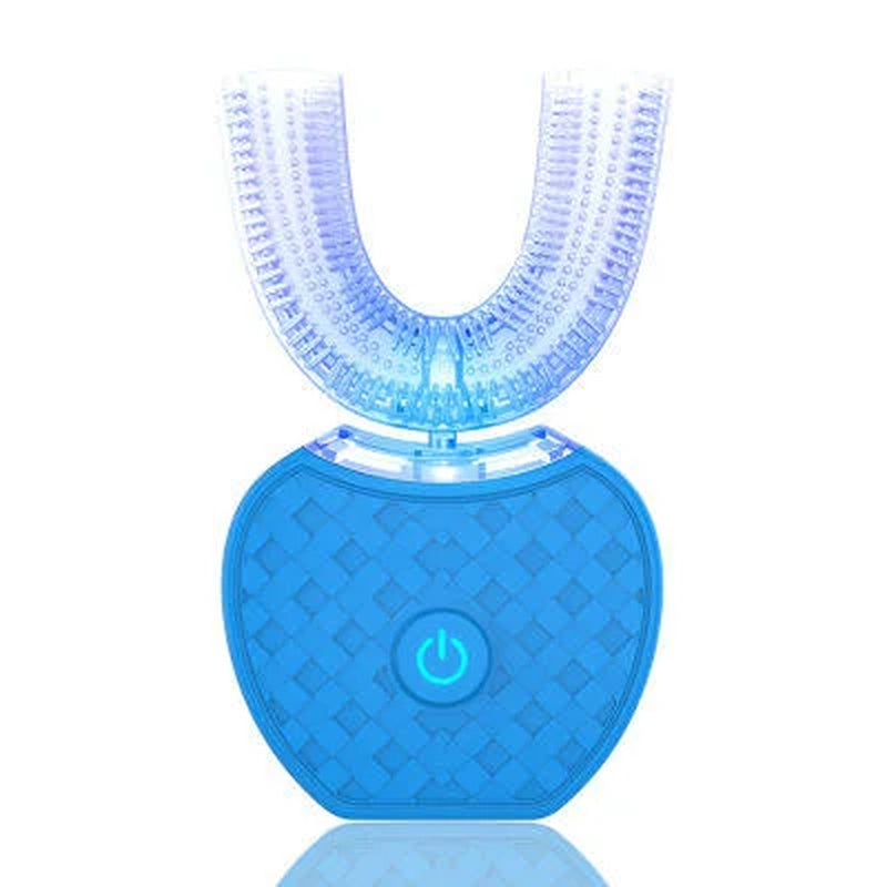 Intelligent Automatic U Type Modes Tooth Brush Sonic Electric Toothbrush USB Rechargeable Tooth Whitening Blue Light